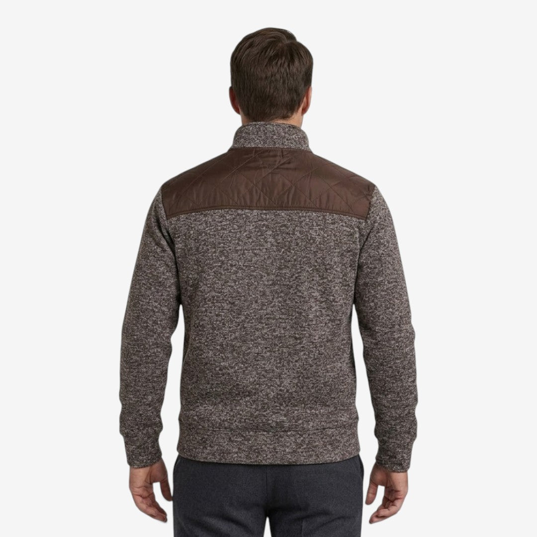 Jorvalore | Men's Quilted Knit Jacket Smart Casual Stand Collar Coat