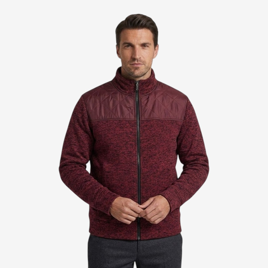 Jorvalore | Men's Quilted Knit Jacket Smart Casual Stand Collar Coat