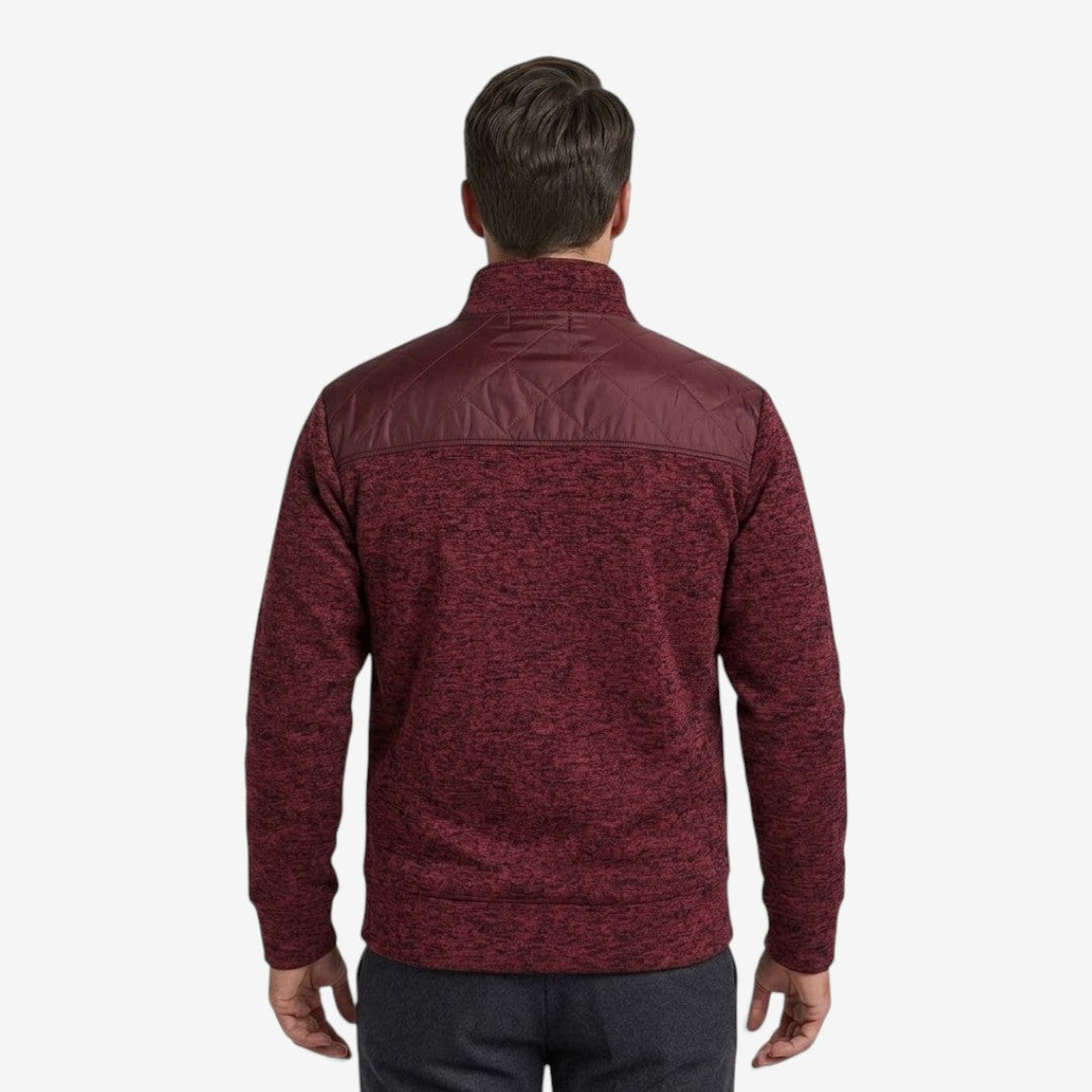 Jorvalore | Men's Quilted Knit Jacket Smart Casual Stand Collar Coat