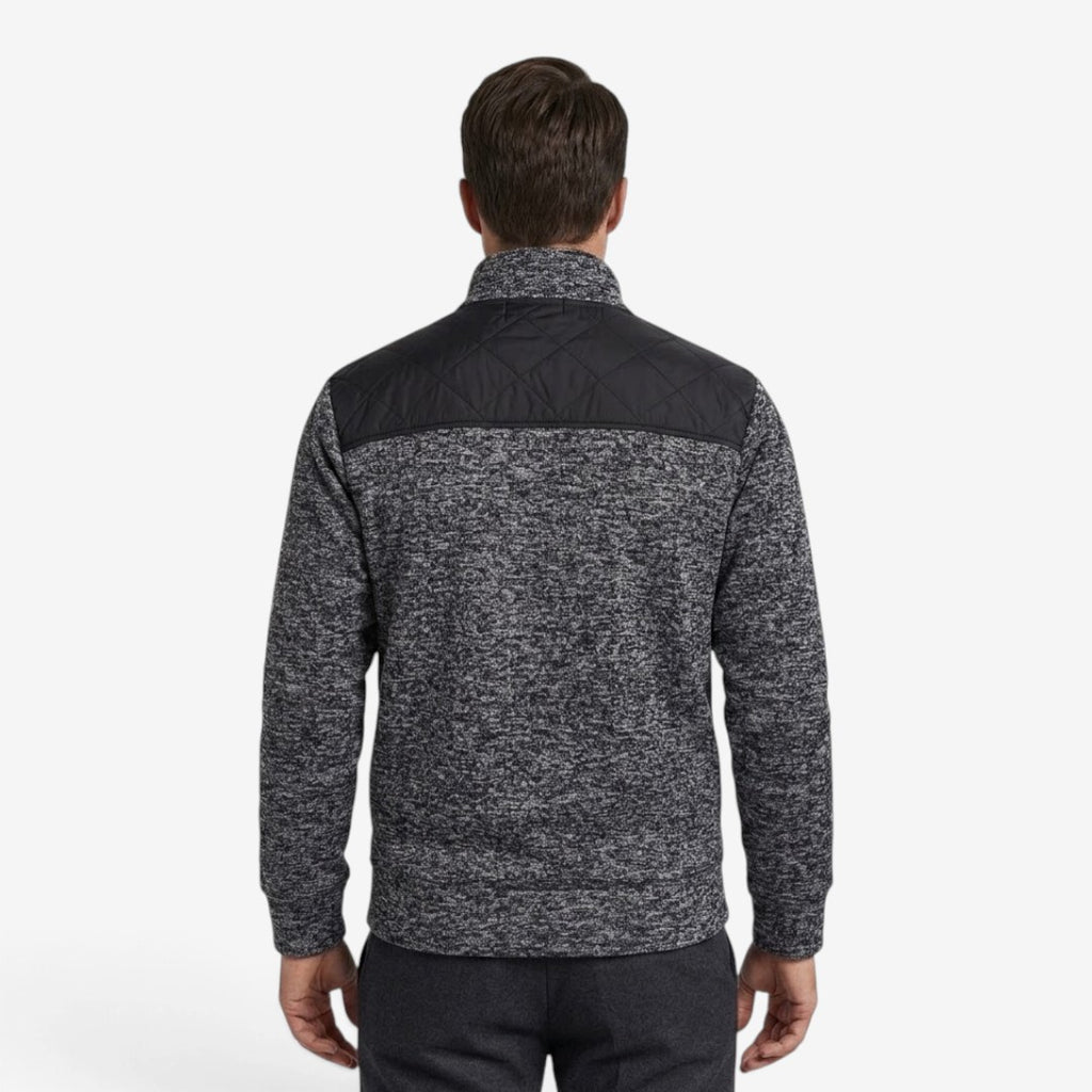 Jorvalore | Men's Quilted Knit Jacket Smart Casual Stand Collar Coat