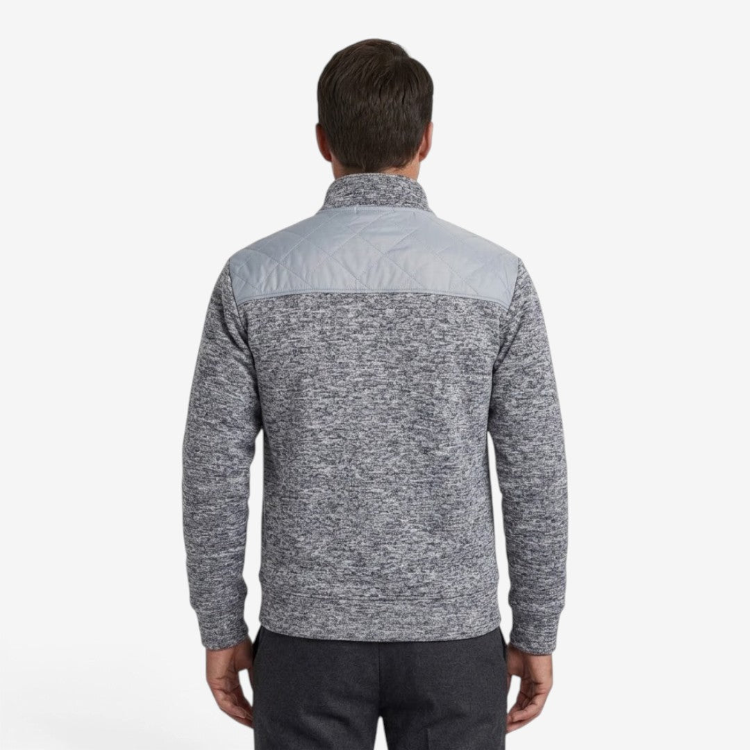 Jorvalore | Men's Quilted Knit Jacket Smart Casual Stand Collar Coat