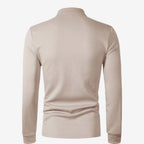 Jorvalore | Men's Ribbed Long Sleeve Shirt for Smart Casual Wear