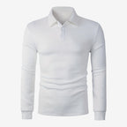 Jorvalore | Men's Ribbed Long Sleeve Shirt for Smart Casual Wear