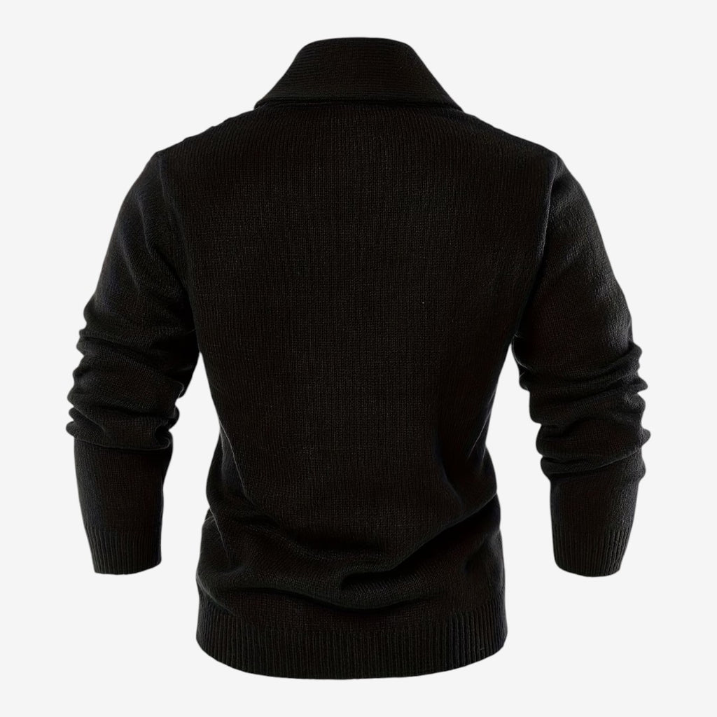 Jorvalore | Men's Shawl Collar Button-Up Cardigan for Winter