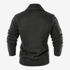 Jorvalore | Men's Shawl Collar Button-Up Cardigan for Winter