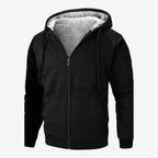 Jorvalore | Men’s Sherpa Lined Fleece Jacket Warm Hooded Coat