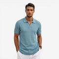 Jorvalore | Men’s Short Sleeve Knit Polo Shirt Lightweight Summer Casual