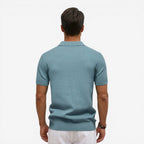 Jorvalore | Men’s Short Sleeve Knit Polo Shirt Lightweight Summer Casual