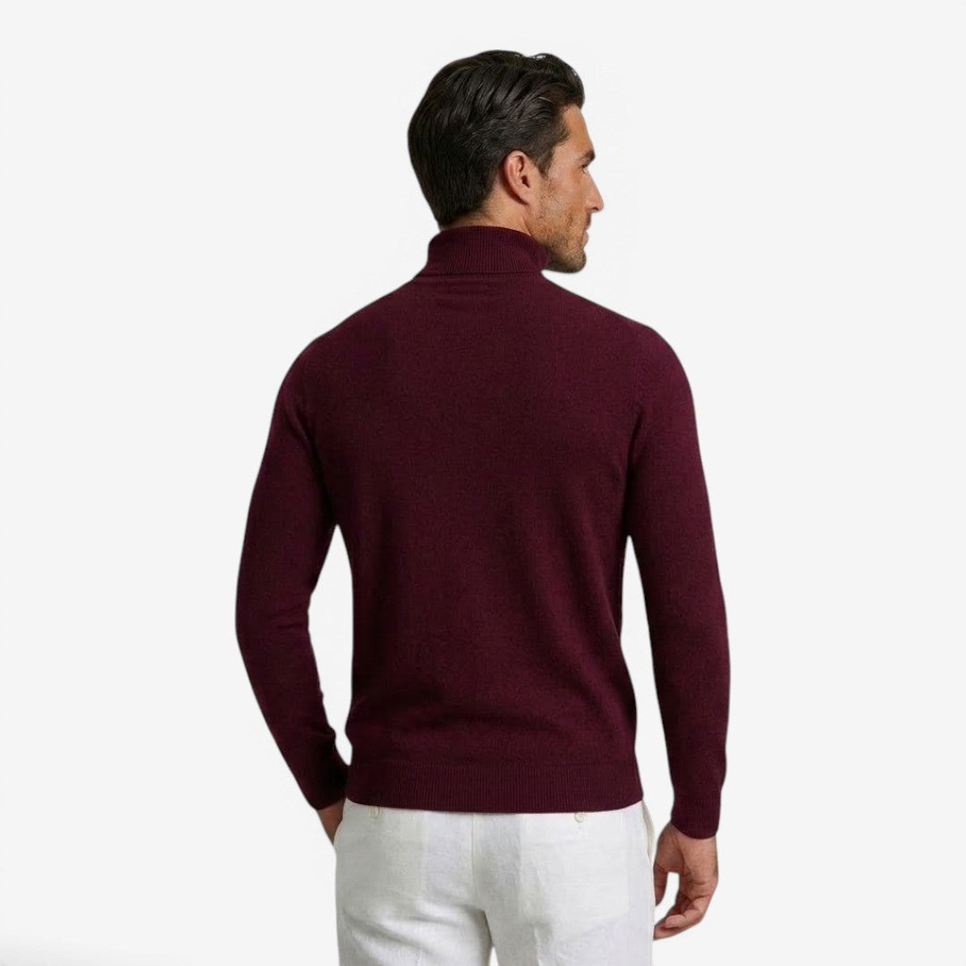 Jorvalore | Men's Slim Fit Turtleneck Jumper for Smart Casual Wear