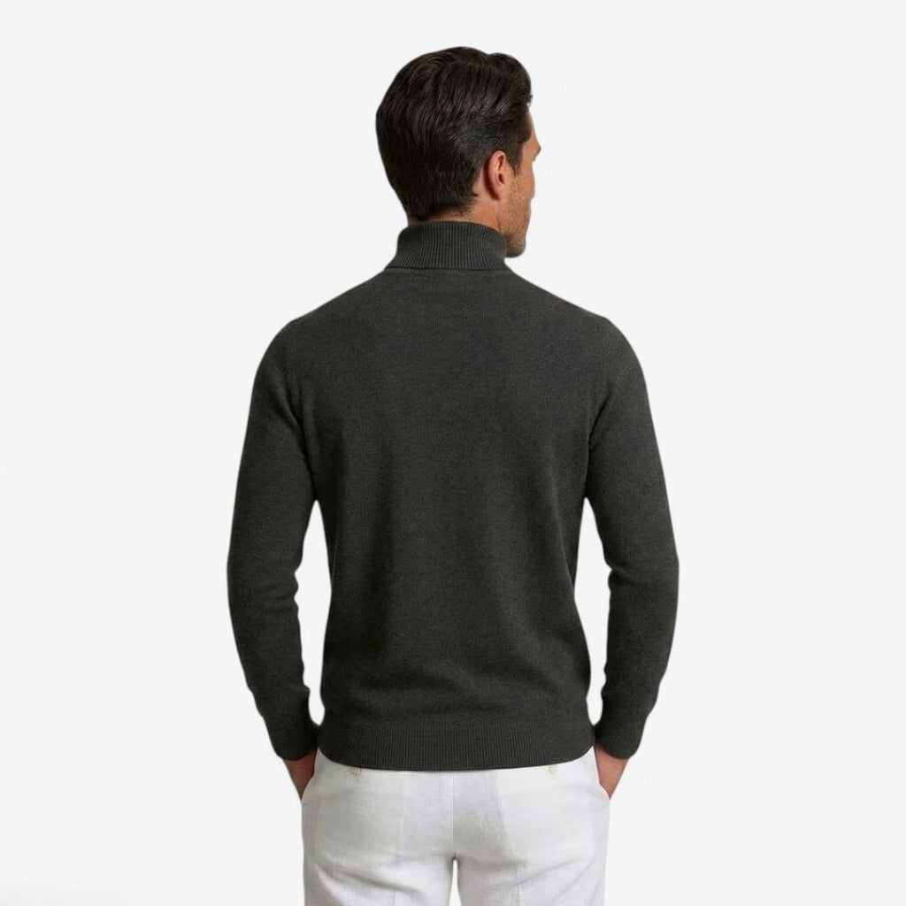 Jorvalore | Men's Slim Fit Turtleneck Jumper for Smart Casual Wear