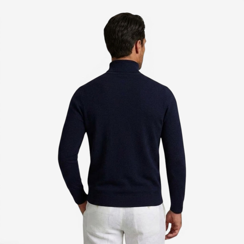 Jorvalore | Men's Slim Fit Turtleneck Jumper for Smart Casual Wear
