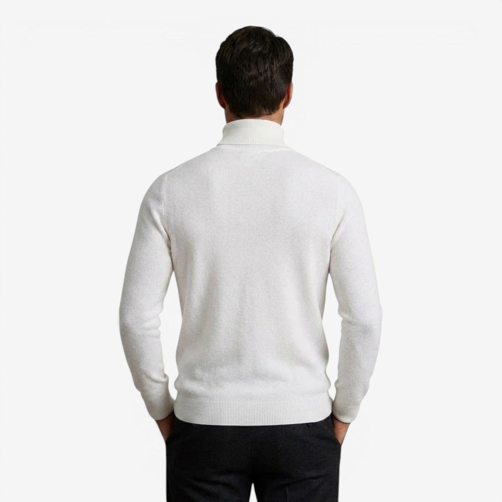 Jorvalore | Men's Slim Fit Turtleneck Jumper for Smart Casual Wear