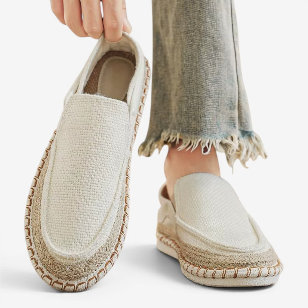 Jorvalore | Men's Slip-On Espadrille Sneakers Lightweight Vacation Shoes