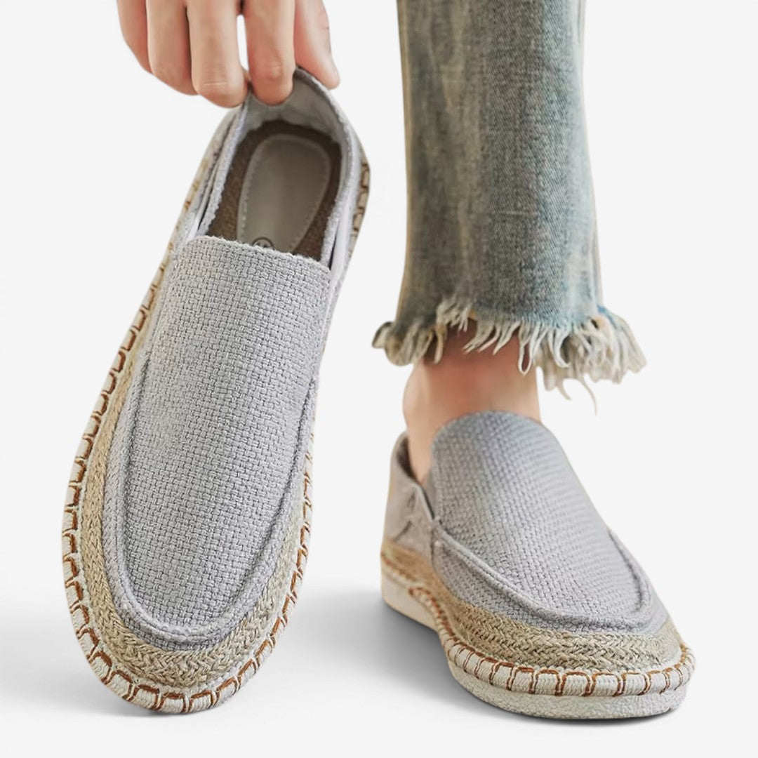 Jorvalore | Men's Slip-On Espadrille Sneakers Lightweight Vacation Shoes