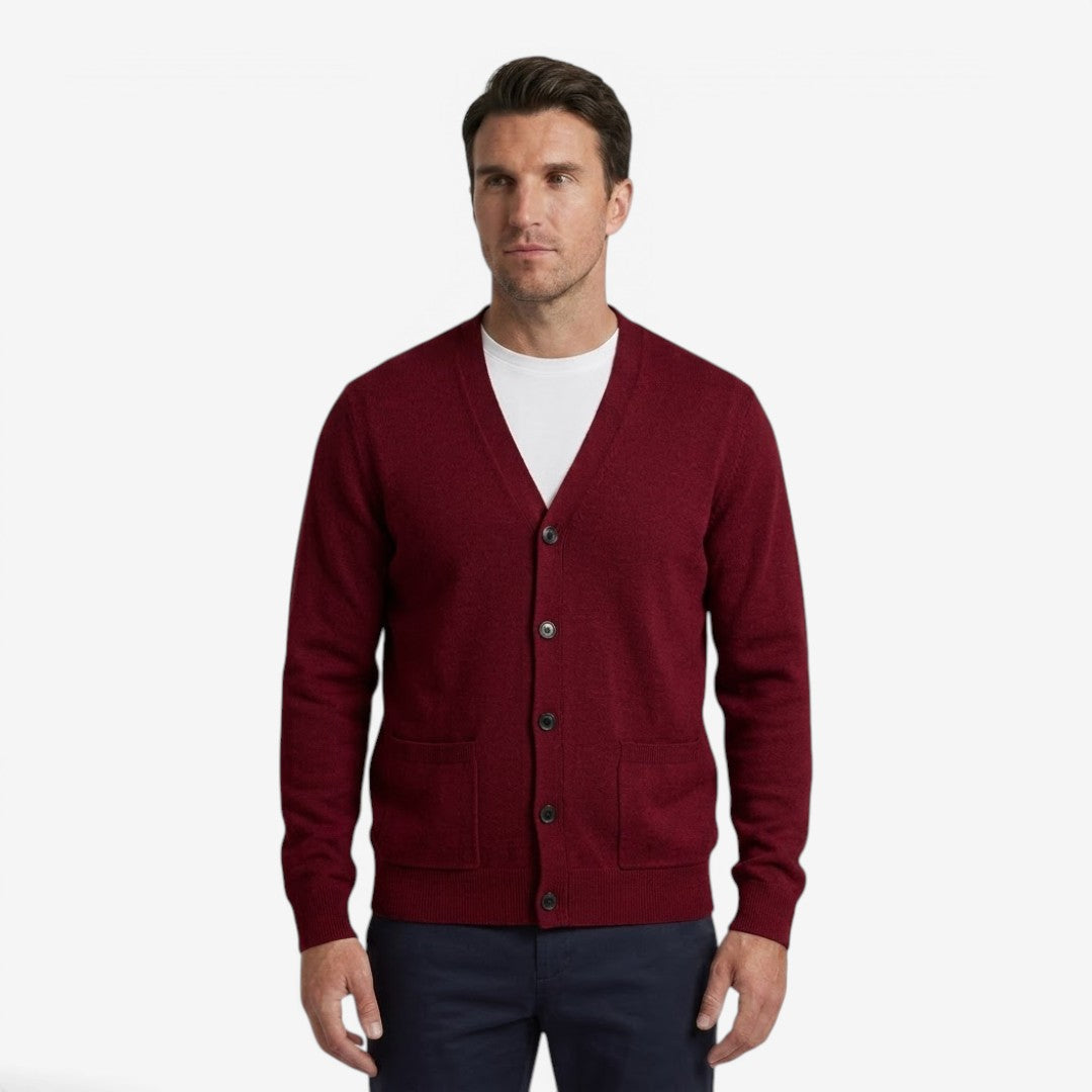 Jorvalore | Men's Soft Knit Button Cardigan for Autumn Layering