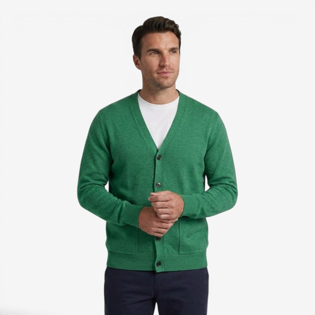Jorvalore | Men's Soft Knit Button Cardigan for Autumn Layering