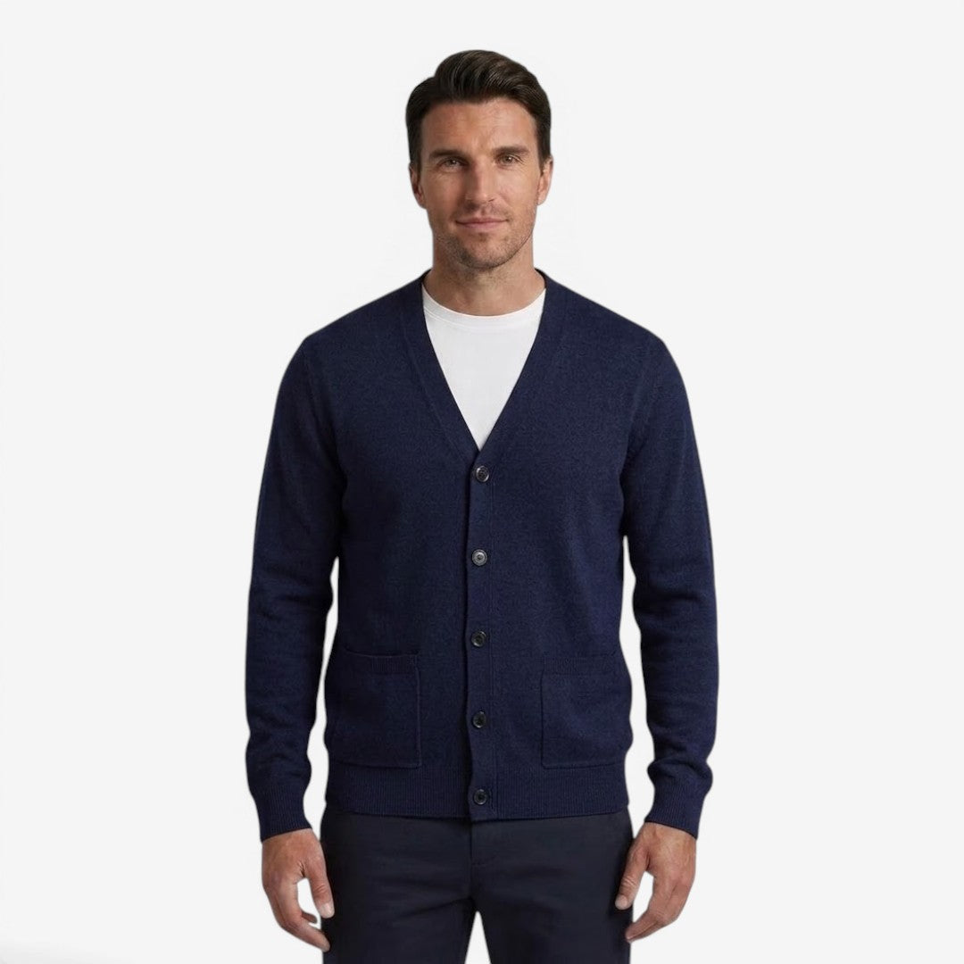 Jorvalore | Men's Soft Knit Button Cardigan for Autumn Layering