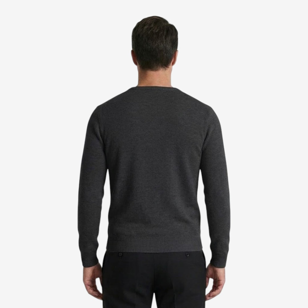 Jorvalore | Men’s Soft Slim Fit V-Neck Sweatshirt Classic Casual Style