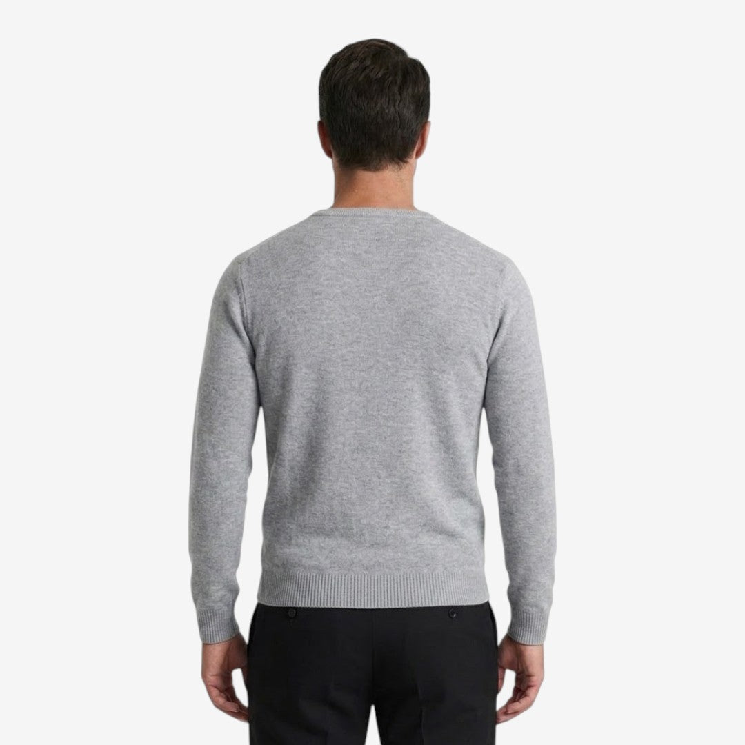 Jorvalore | Men’s Soft Slim Fit V-Neck Sweatshirt Classic Casual Style