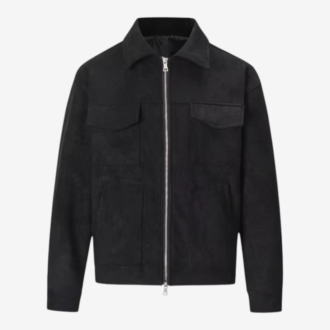 Jorvalore | Men’s Stand Collar Zip Jacket Lightweight Everyday Outerwear