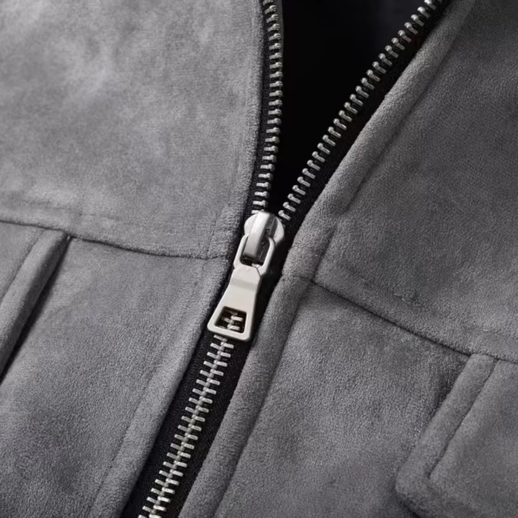 Jorvalore | Men’s Stand Collar Zip Jacket Lightweight Everyday Outerwear