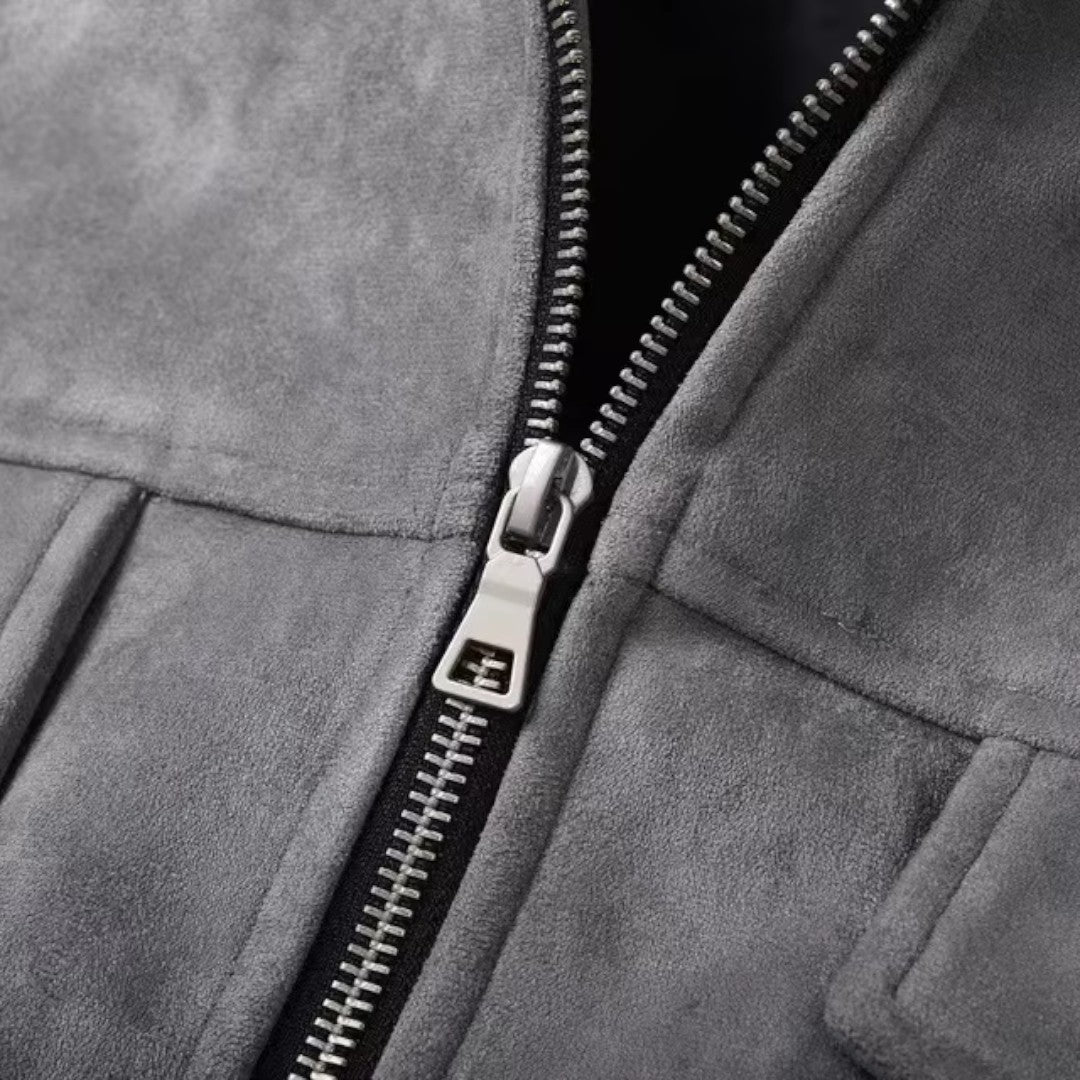Jorvalore | Men’s Stand Collar Zip Jacket Lightweight Everyday Outerwear