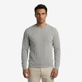 Jorvalore | Men's Striped Crew Neck Knit Jumper for Everyday Wear