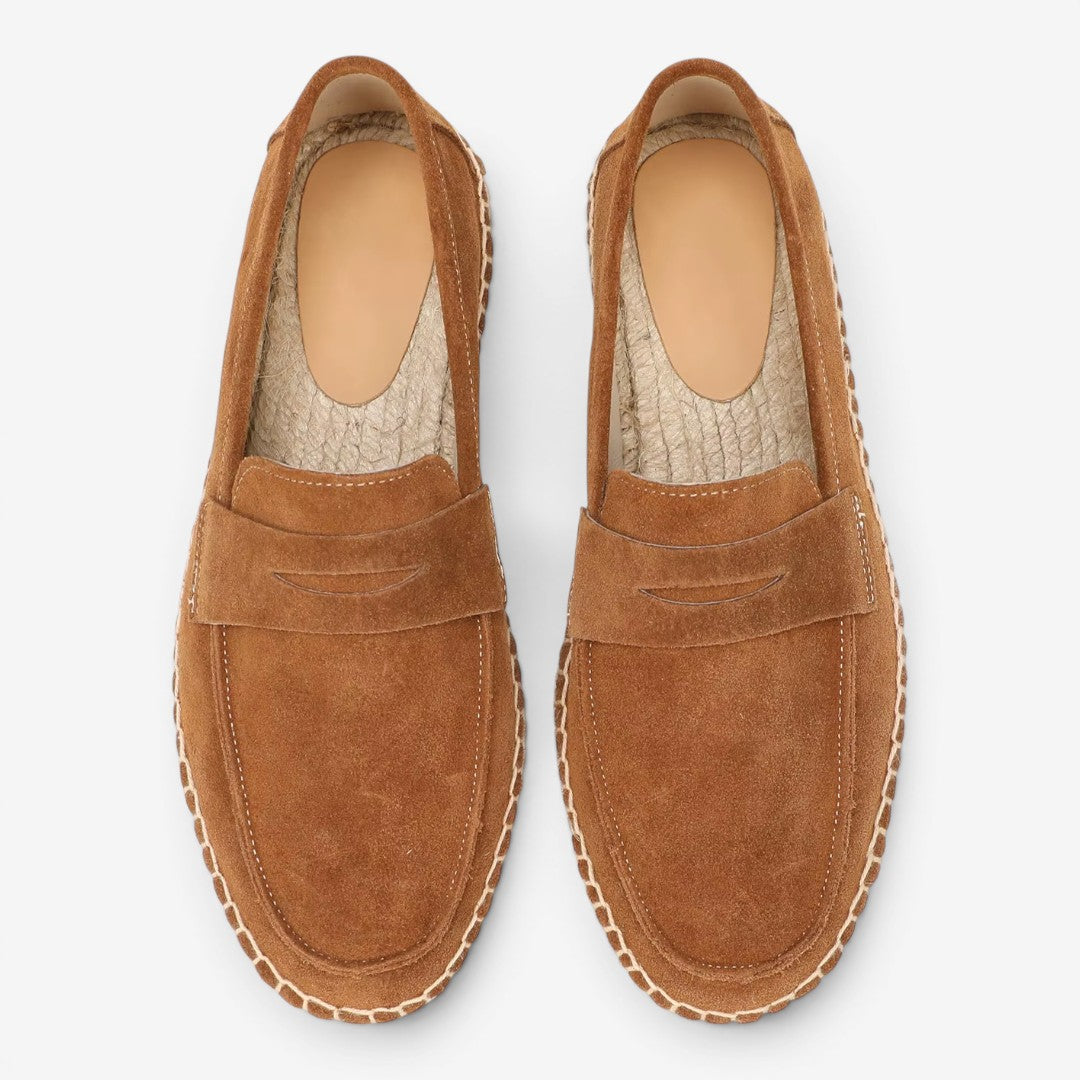 Jorvalore | Men's Suede Espadrilles Slip-On Summer Walking Shoes