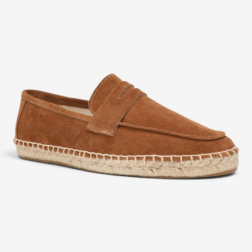 Jorvalore | Men's Suede Espadrilles Slip-On Summer Walking Shoes