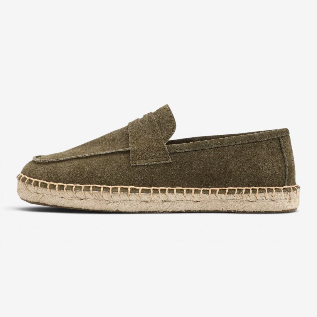 Jorvalore | Men's Suede Espadrilles Slip-On Summer Walking Shoes