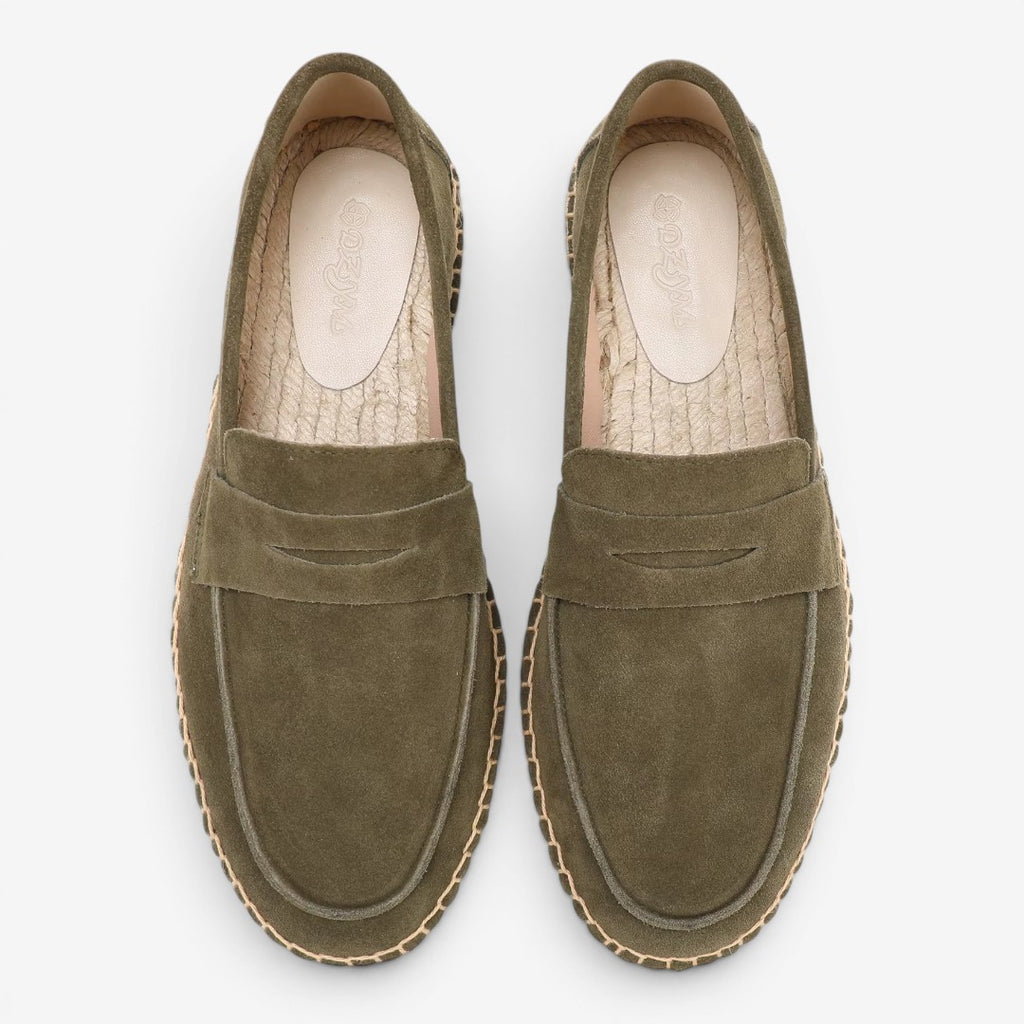 Jorvalore | Men's Suede Espadrilles Slip-On Summer Walking Shoes