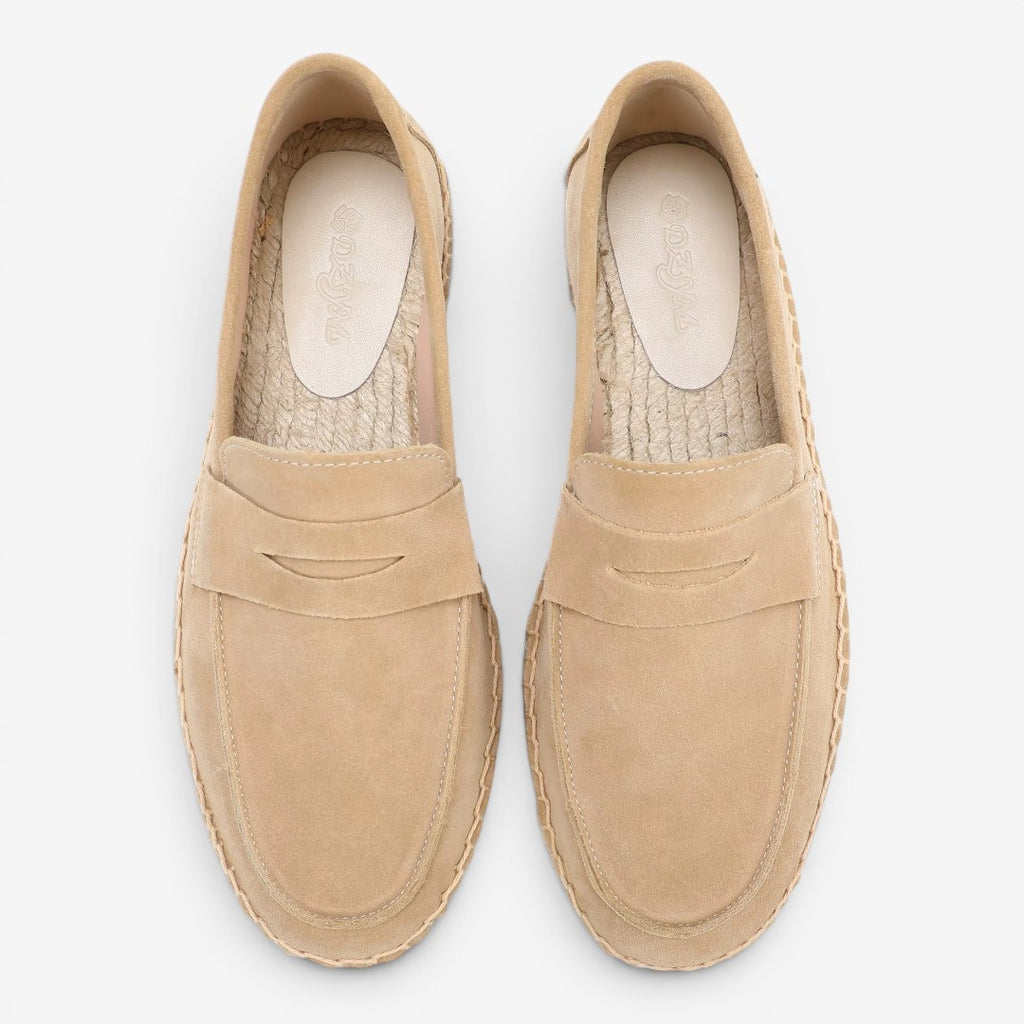 Jorvalore | Men's Suede Espadrilles Slip-On Summer Walking Shoes