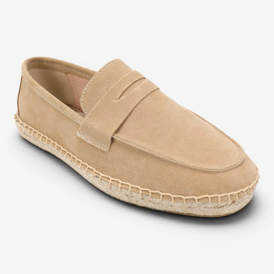 Jorvalore | Men's Suede Espadrilles Slip-On Summer Walking Shoes