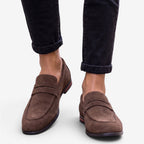 Jorvalore | Men’s Suede Loafers Comfortable Slip-On Shoes for Weddings