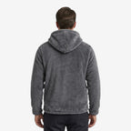 Jorvalore | Men's Teddy Fleece Jacket Warm Hooded Zip-Up Winter Coat