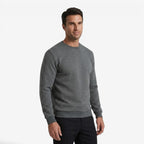 Jorvalore | Men's Textured Sweatshirt Long Sleeve Casual Pullover