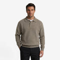 Jorvalore | Men's Thick Knit Polo Jumper for Winter