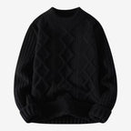 Jorvalore | Men's Thick Knit Winter Jumper Warm Twisted Knitwear