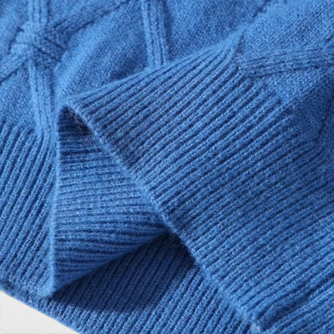 Jorvalore | Men's Thick Knit Winter Jumper Warm Twisted Knitwear