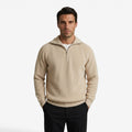Jorvalore | Men's Thick Quarter Zip Knit Jumper for Autumn & Winter