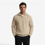 Jorvalore | Men's Thick Quarter Zip Knit Jumper for Autumn & Winter