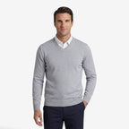 Jorvalore | Men's Thick V-Neck Knit Jumper for Winter