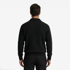 Jorvalore | Men's Thick Winter Knit Jumper with Polo Collar