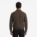 Jorvalore | Men's Thick Winter Knit Jumper with Polo Collar