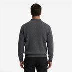 Jorvalore | Men's Thick Winter Knit Jumper with Polo Collar