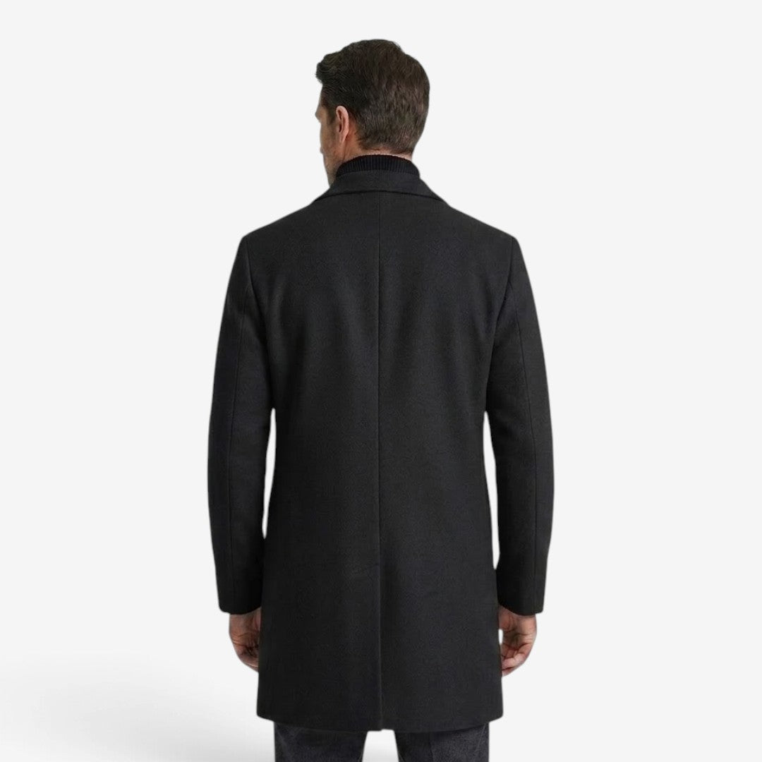 Jorvalore | Men's Trench Coat Long Slim Fit Formal Winter Overcoat
