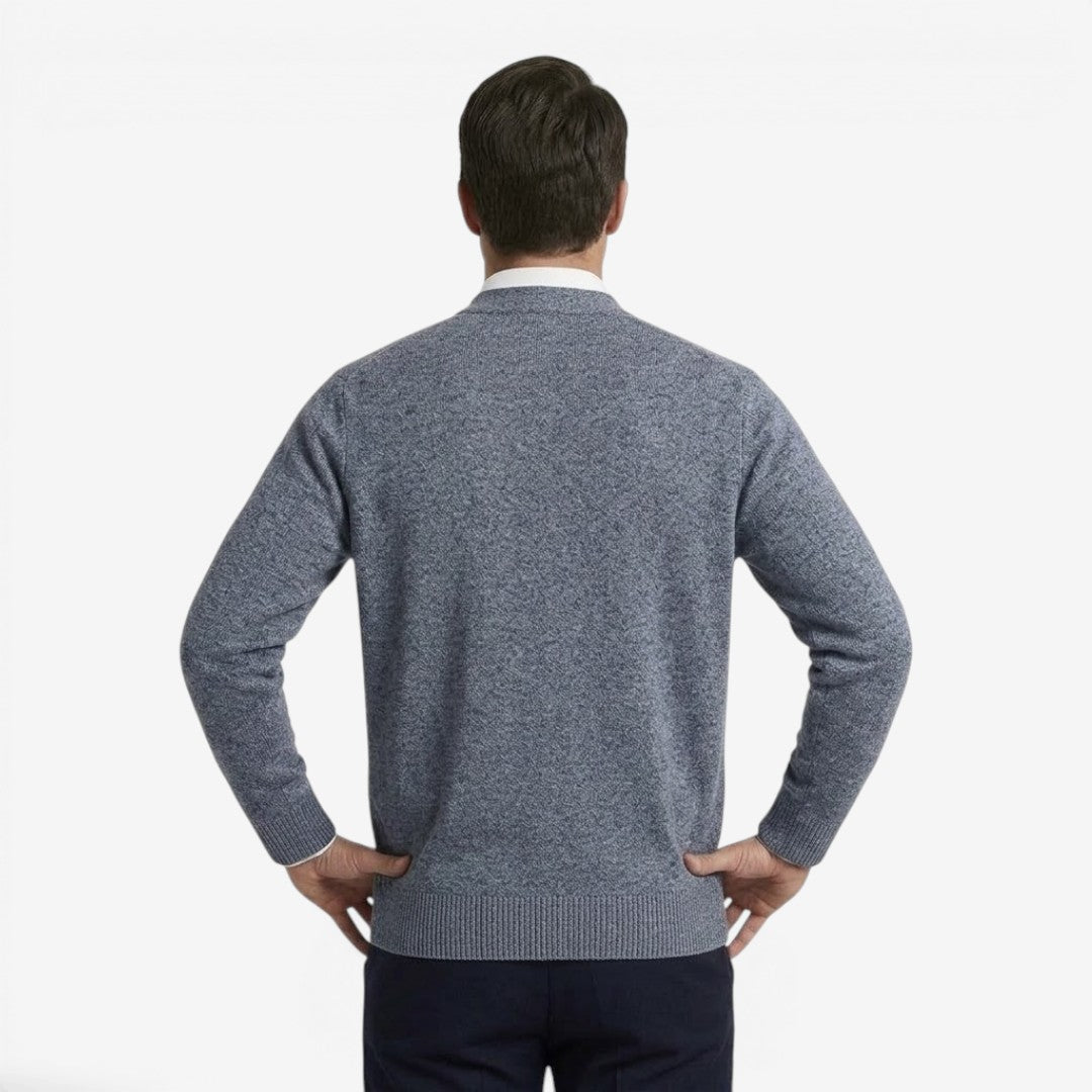 Jorvalore | Men's V-Neck Knit Cardigan for Everyday Comfort