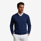 Jorvalore | Men's V-Neck Knit Jumper for Smart Casual Wear