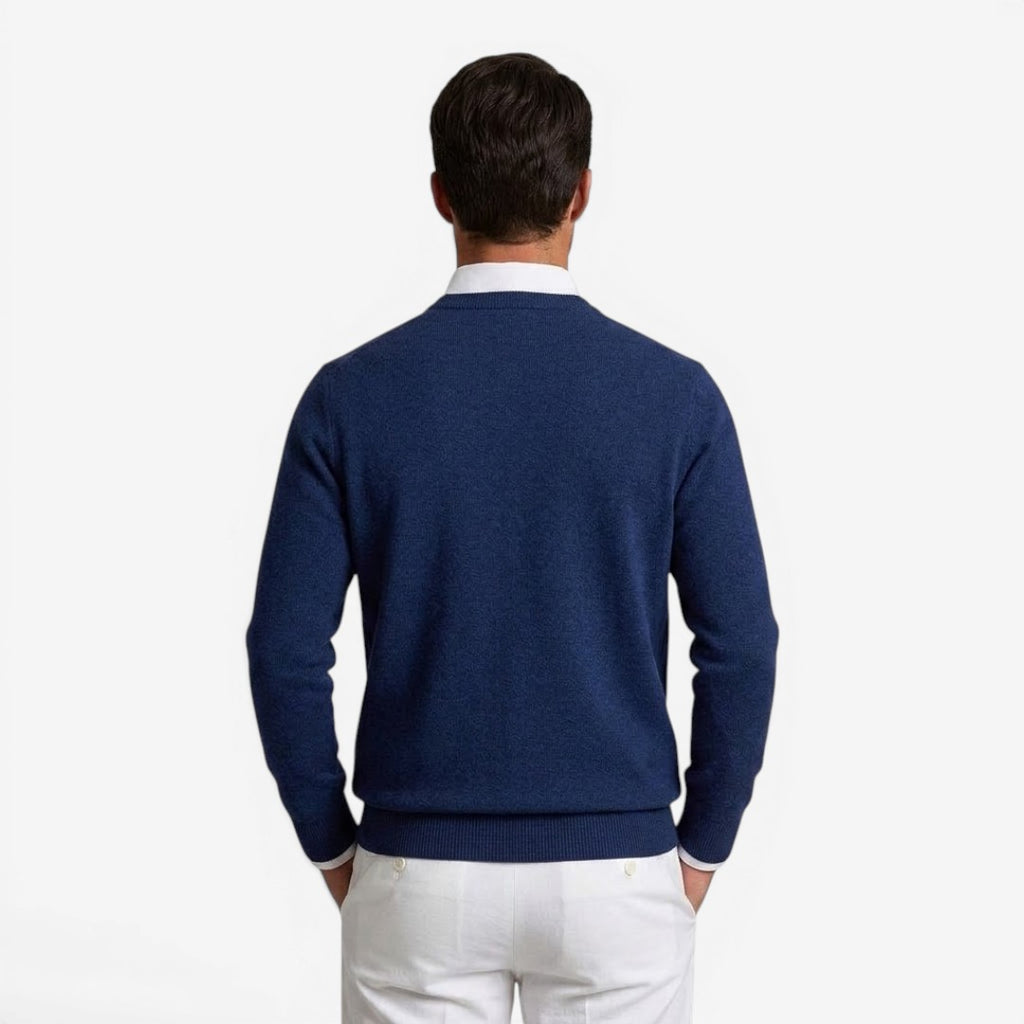 Jorvalore | Men's V-Neck Knit Jumper for Smart Casual Wear