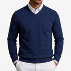 Jorvalore | Men's V-Neck Knit Jumper for Smart Casual Wear